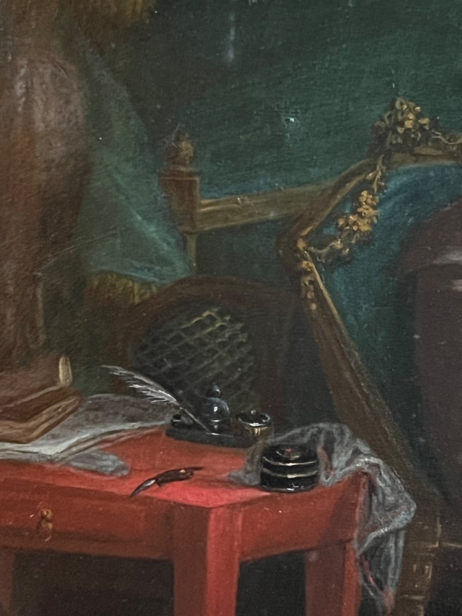 « new Year »around 1780, In The Taste Of Pa Wille (1748-1837), Eighteenth Time.-photo-1