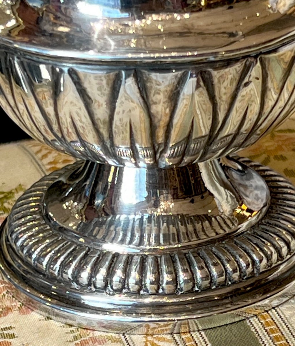   Sprinkler 18th Century, Louis XIV, Silver, Baluster With Bayonet.-photo-4