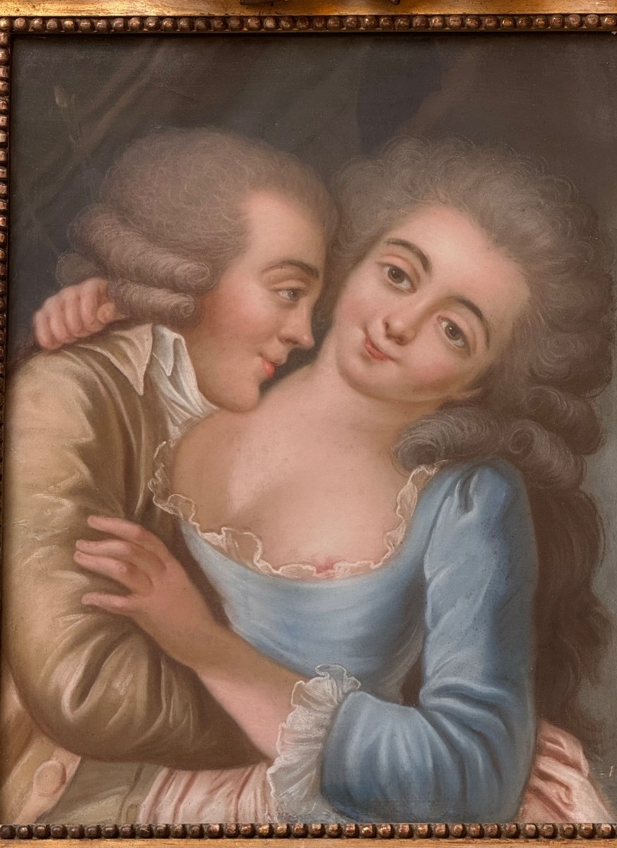 Pastel, l’amour tendre et gourmand, XVIIIe époque Louis XVI. -photo-2