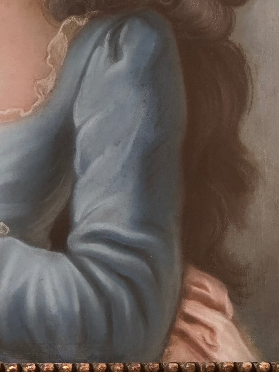 Pastel, l’amour tendre et gourmand, XVIIIe époque Louis XVI. -photo-6