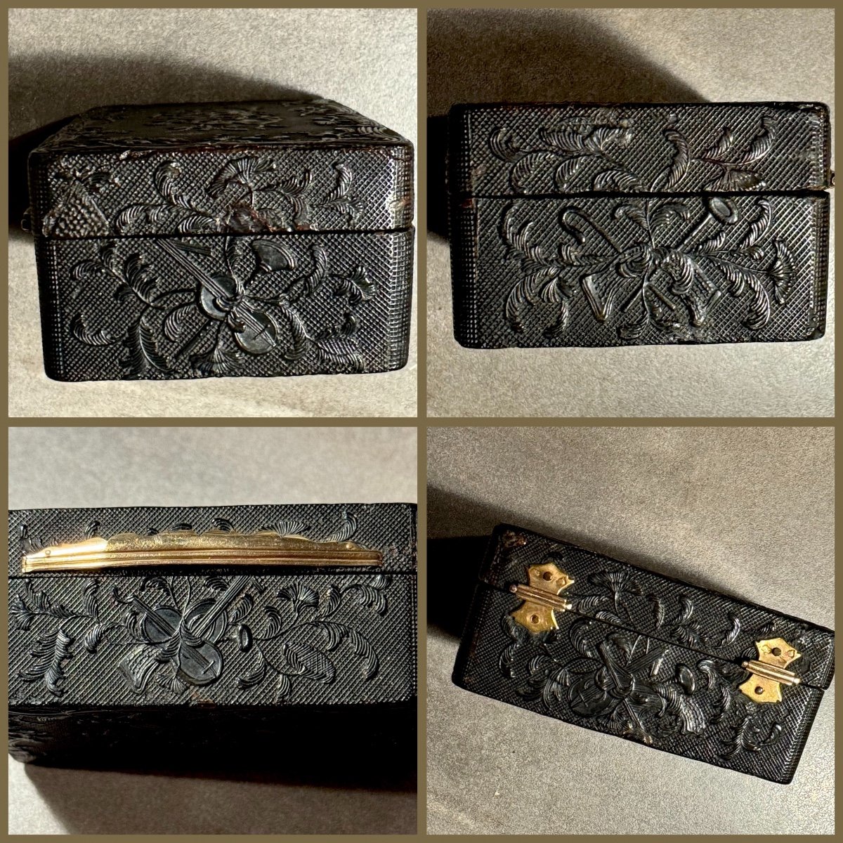 Louis XVI Period Fly Box, All Faces, Object Of Virtue.-photo-4