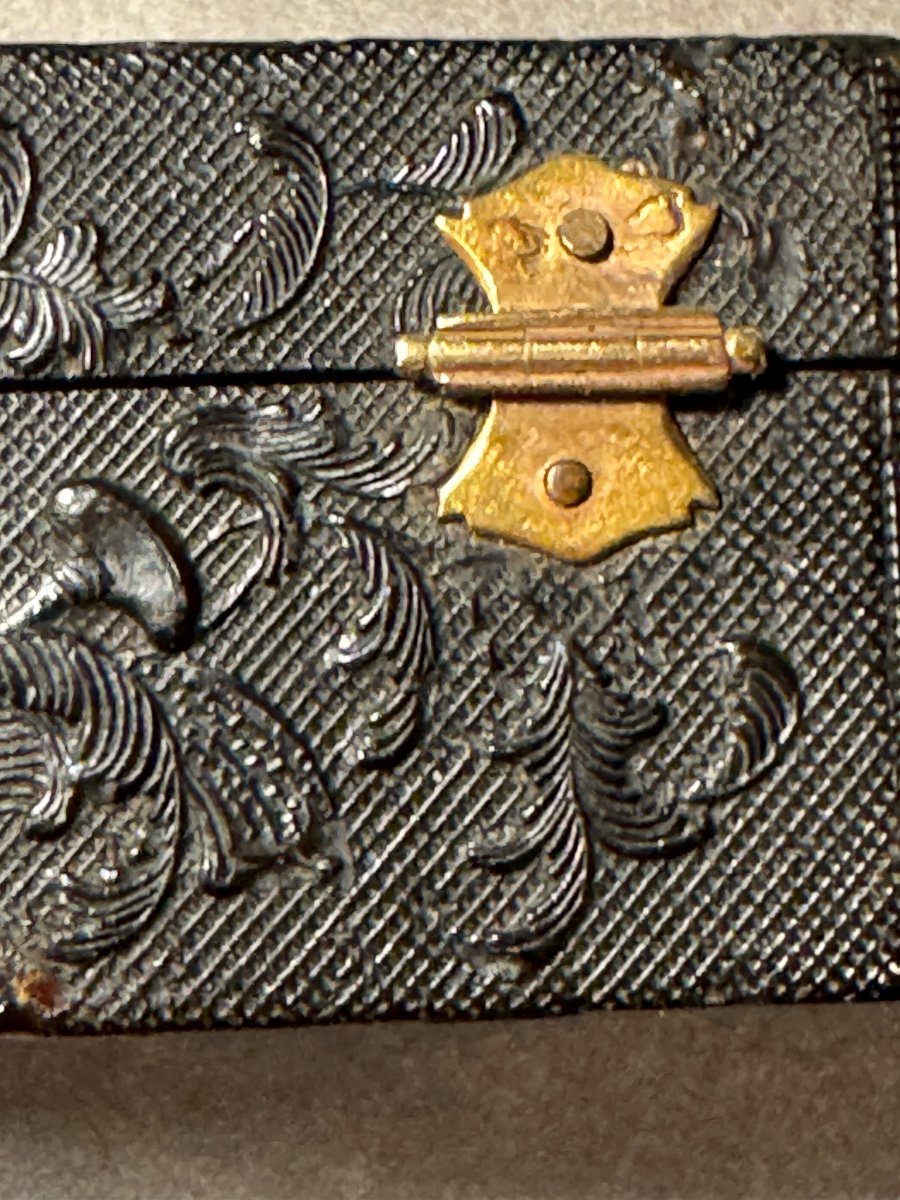 Louis XVI Period Fly Box, All Faces, Object Of Virtue.-photo-1