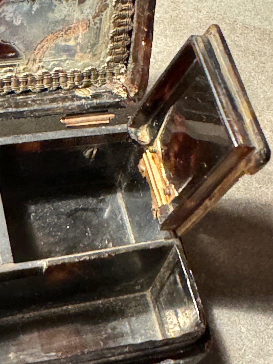 Louis XVI Period Fly Box, All Faces, Object Of Virtue.-photo-4