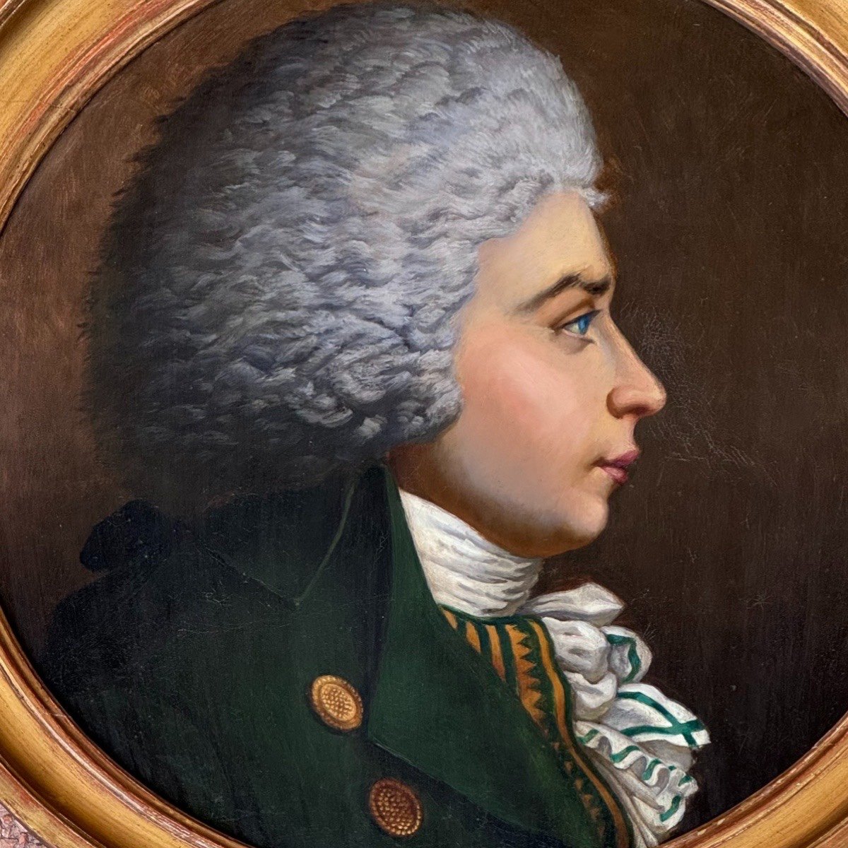     A. Merlin de Thionville* 1790, 54cm diamètre. Époque XVIIIème. 