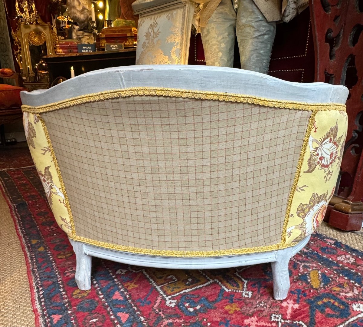  Small Marquise Dog, Cats Sofa , Very Comfortable, 20th Century, Louis XV Style.-photo-3