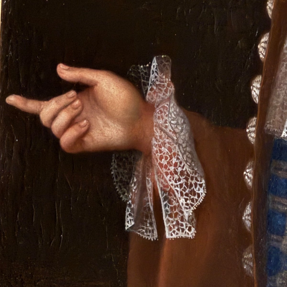Beau personnage de Cour vers 1700, époque Louis XIV.-photo-2