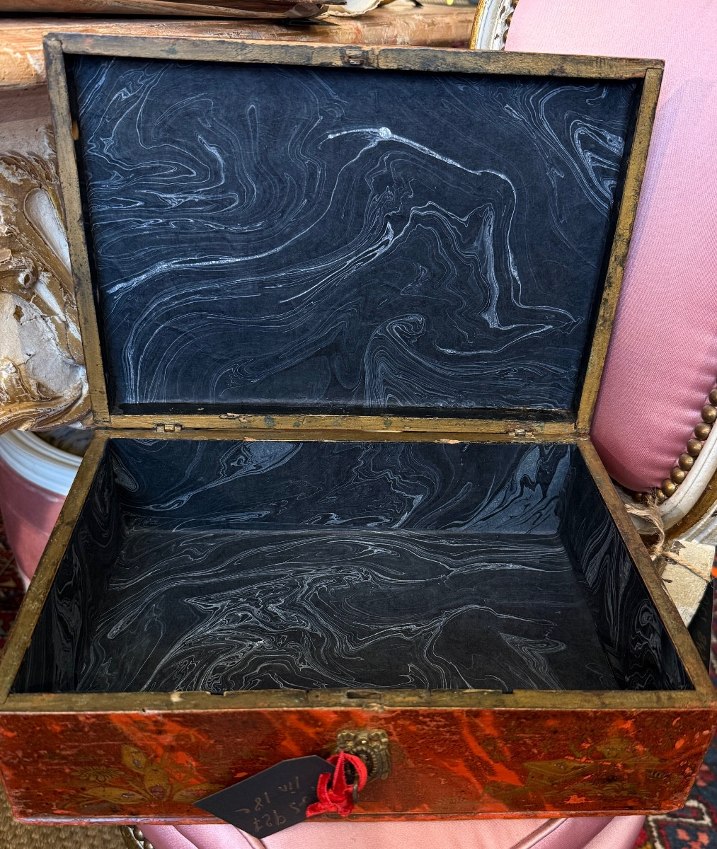 Late 18th Century Toilet And Wig Box, Martin d'Asia Varnish-photo-7