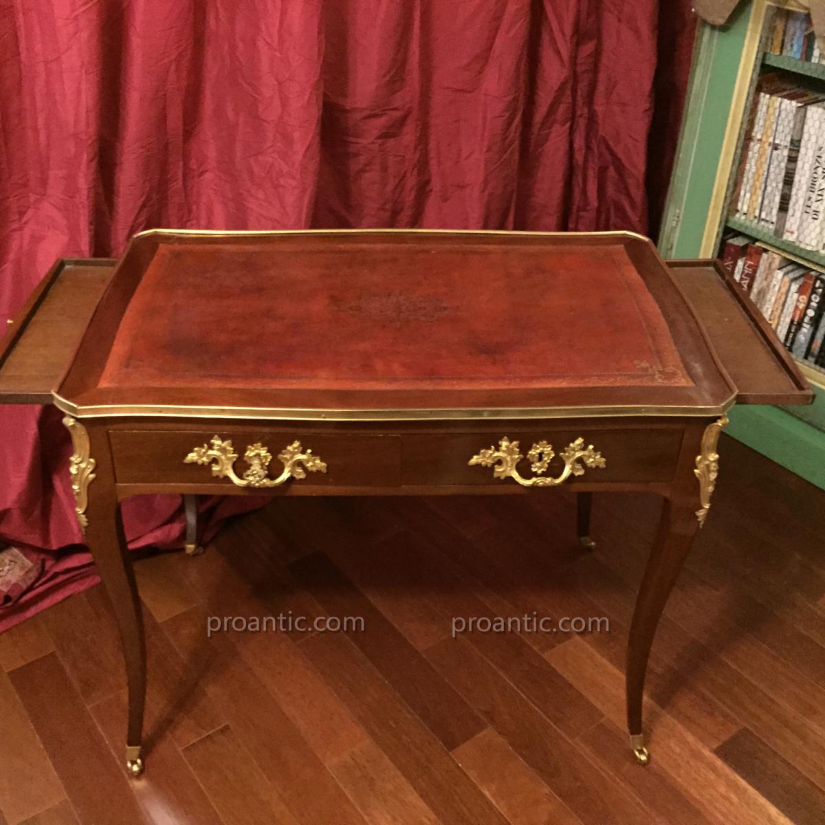 Bureau De Dame Or Show. XVIII. Ep. Louis XV. By Jf Dubut (+ 1778).-photo-5