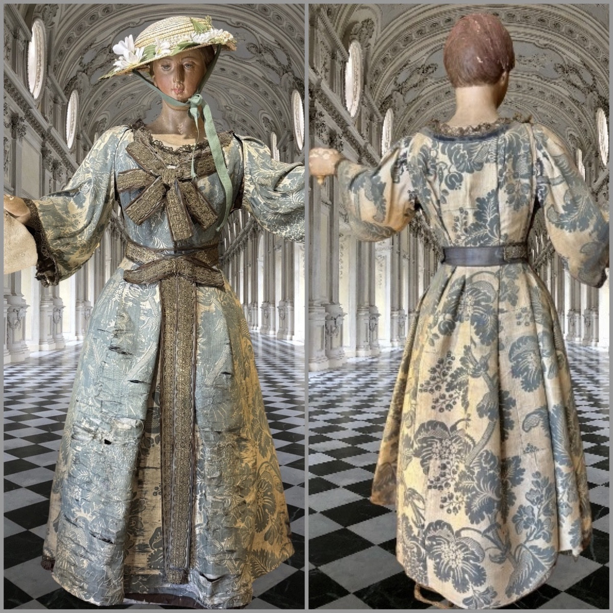 18th Century Fashion Mannequin, In French Dress, Circa 1770….