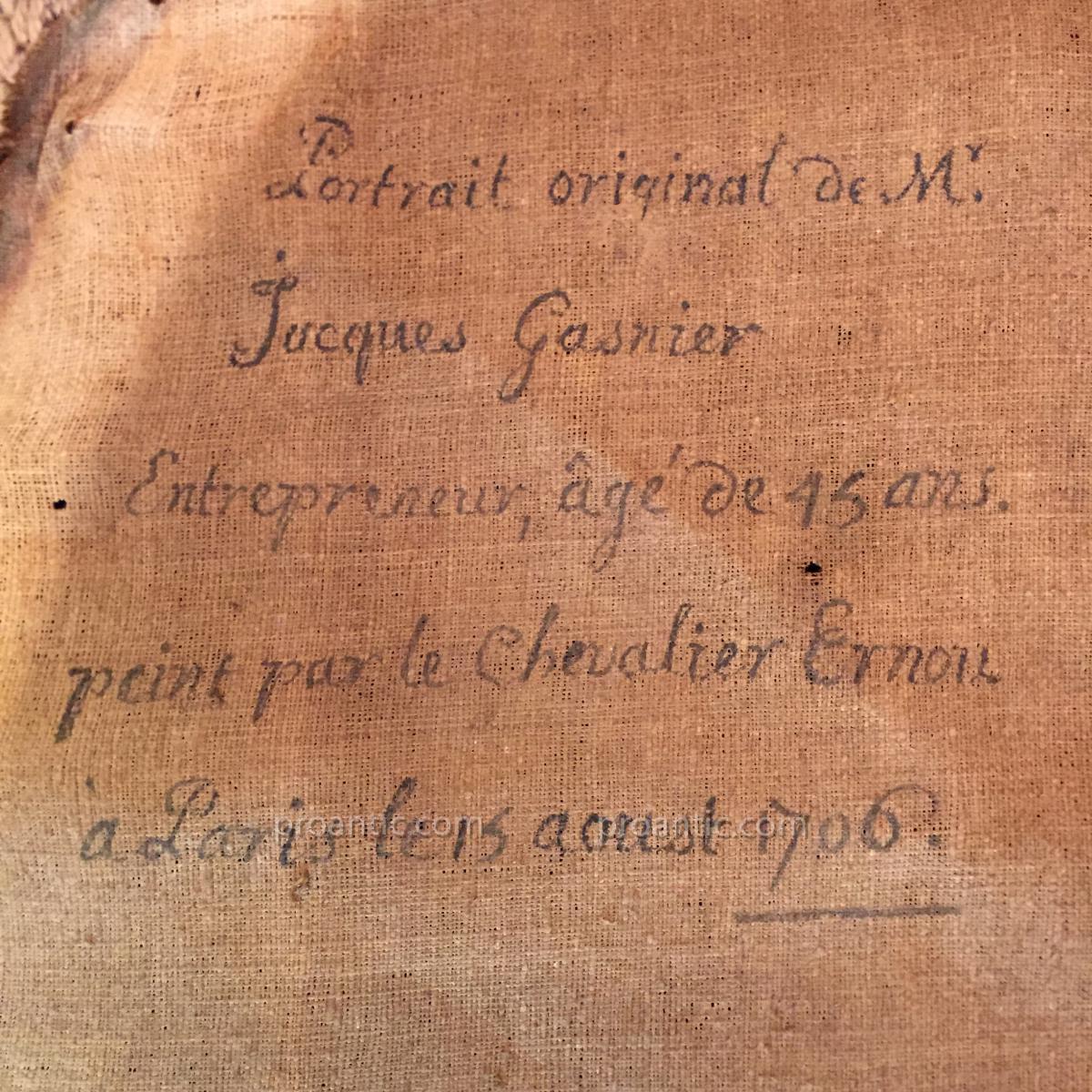 Jacques Gasnier entrepreneur du Roi 1706, par P. Ernou (1665-1750), XVIIIe-photo-2