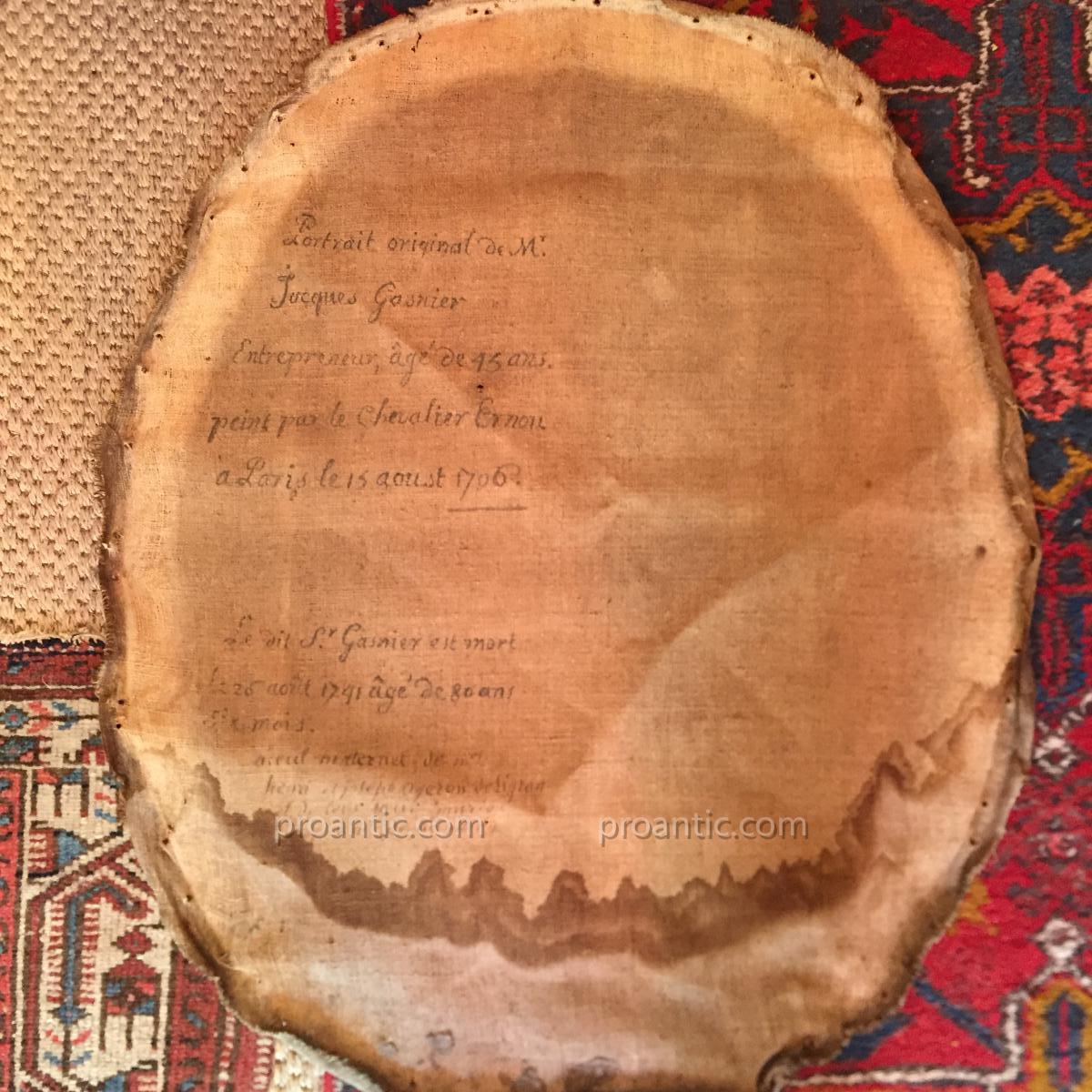 Jacques Gasnier entrepreneur du Roi 1706, par P. Ernou (1665-1750), XVIIIe-photo-3