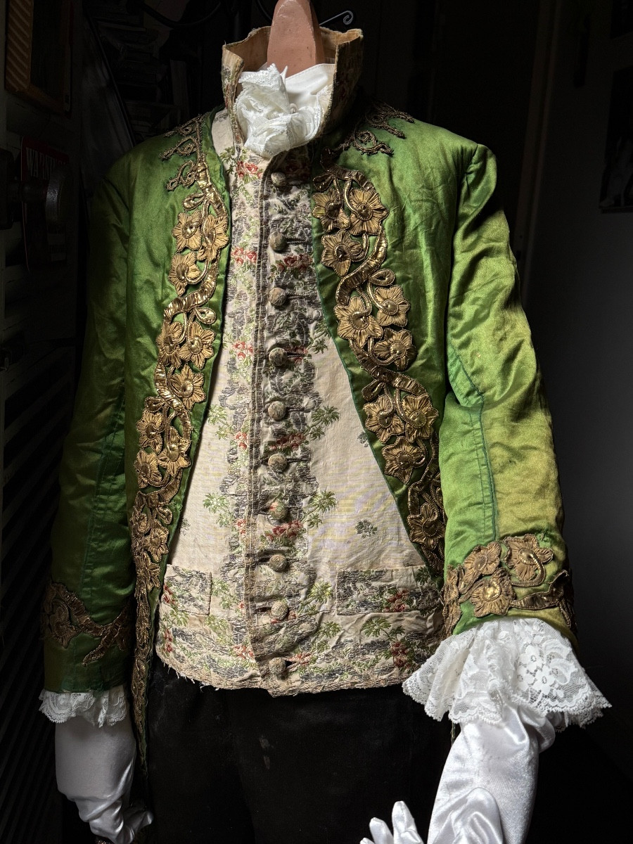 18th Century Venetian Frock Coat, Waistcoat And Breeches.-photo-2