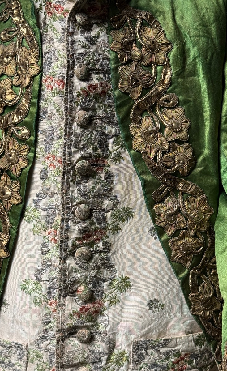 18th Century Venetian Frock Coat, Waistcoat And Breeches.-photo-3