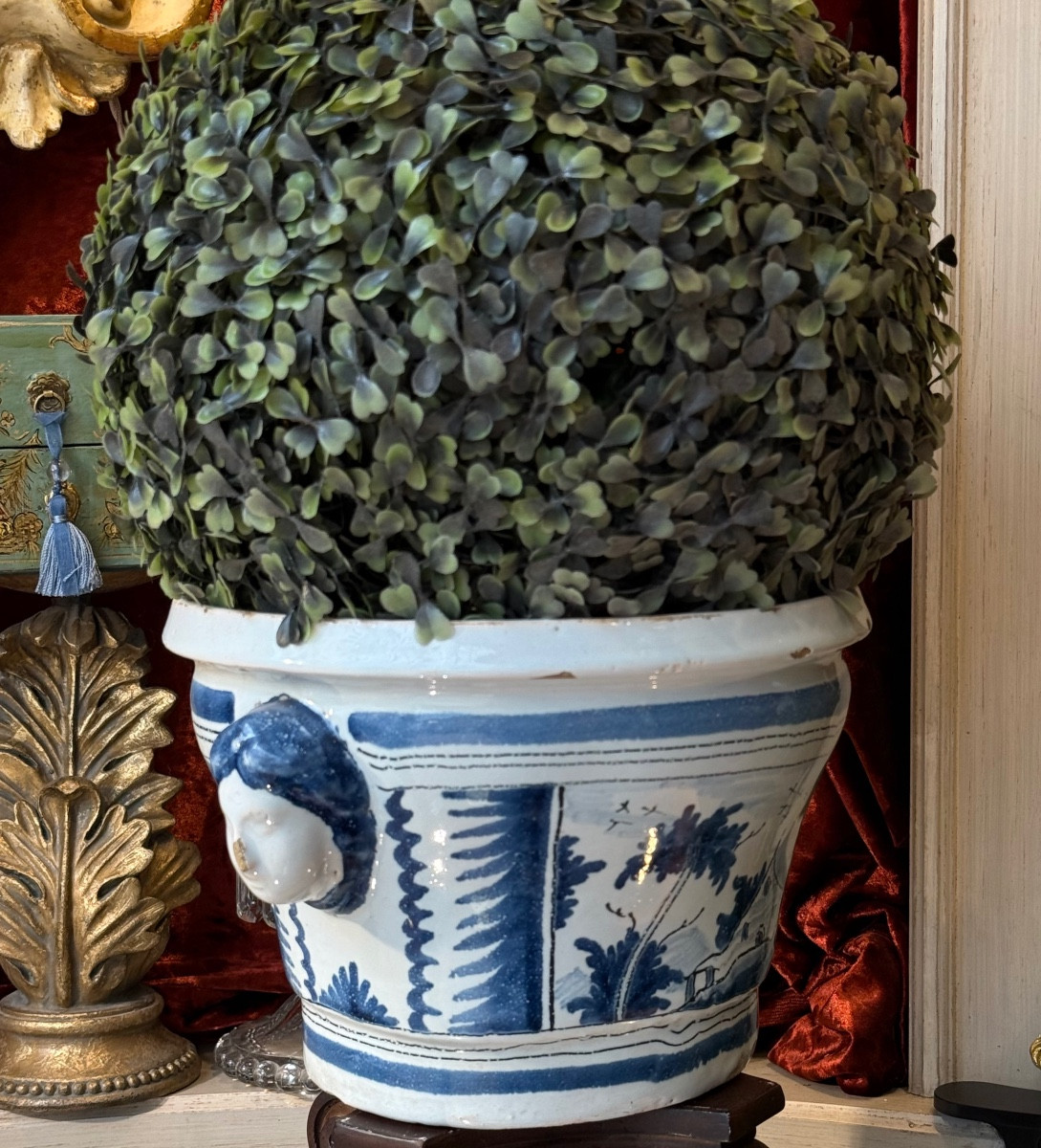 Pot en faïence de Nevers, Louis XIV vers 1700-photo-2