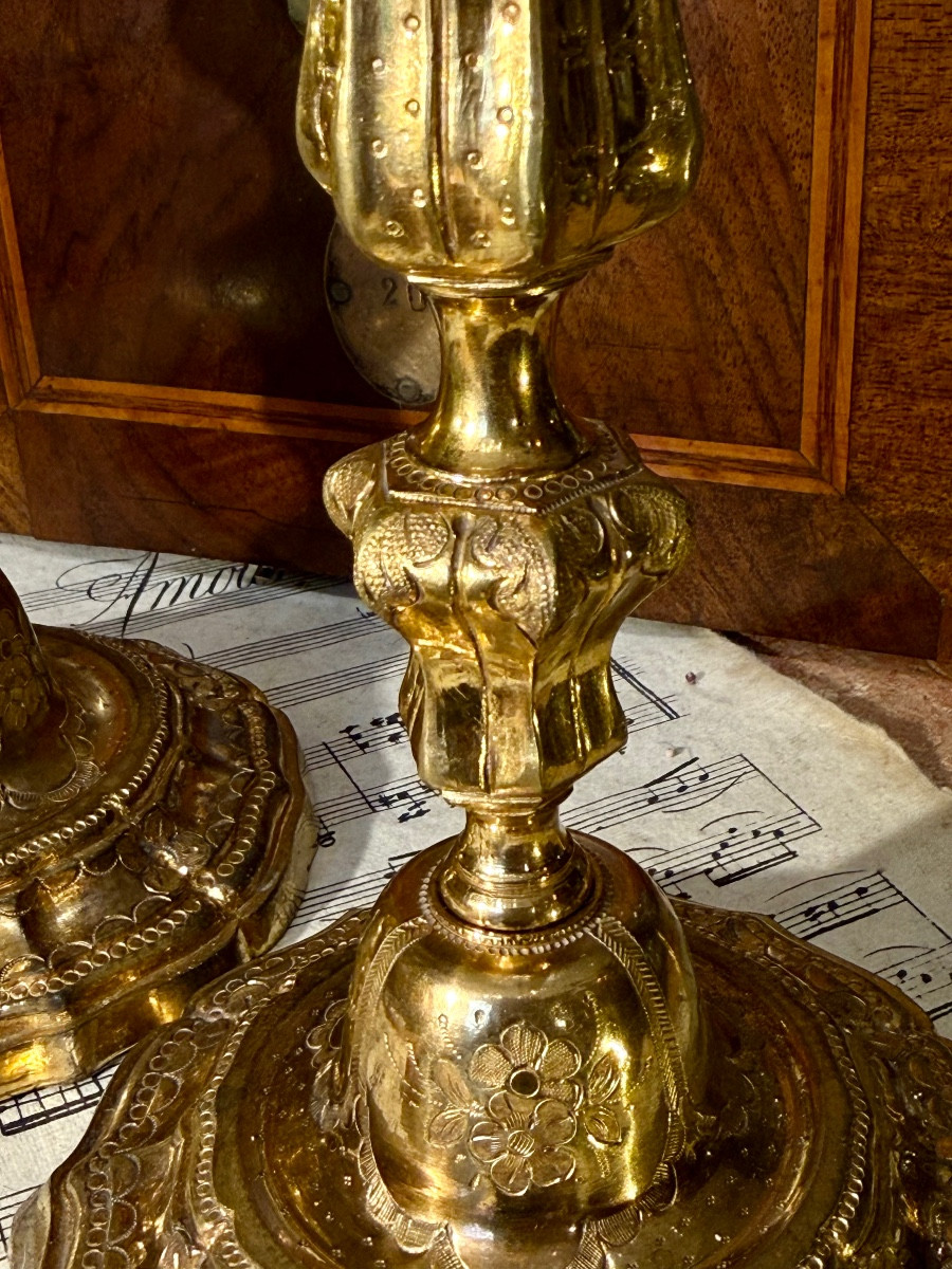 Regency Gilded Candlesticks, End Tables, Late 18th, Early 19th Century.-photo-2