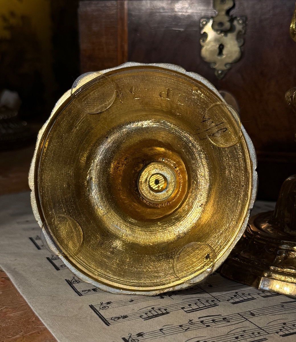 Regency Gilded Candlesticks, End Tables, Late 18th, Early 19th Century.-photo-5