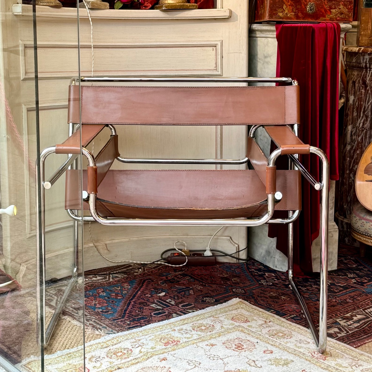 Wassily B3 Armchair By Marcel Breuer, By Gavina 1960. -photo-2