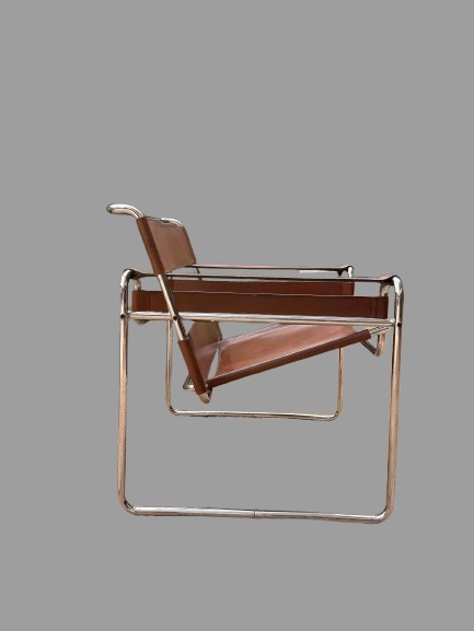 Wassily B3 Armchair By Marcel Breuer, By Gavina 1960. -photo-2