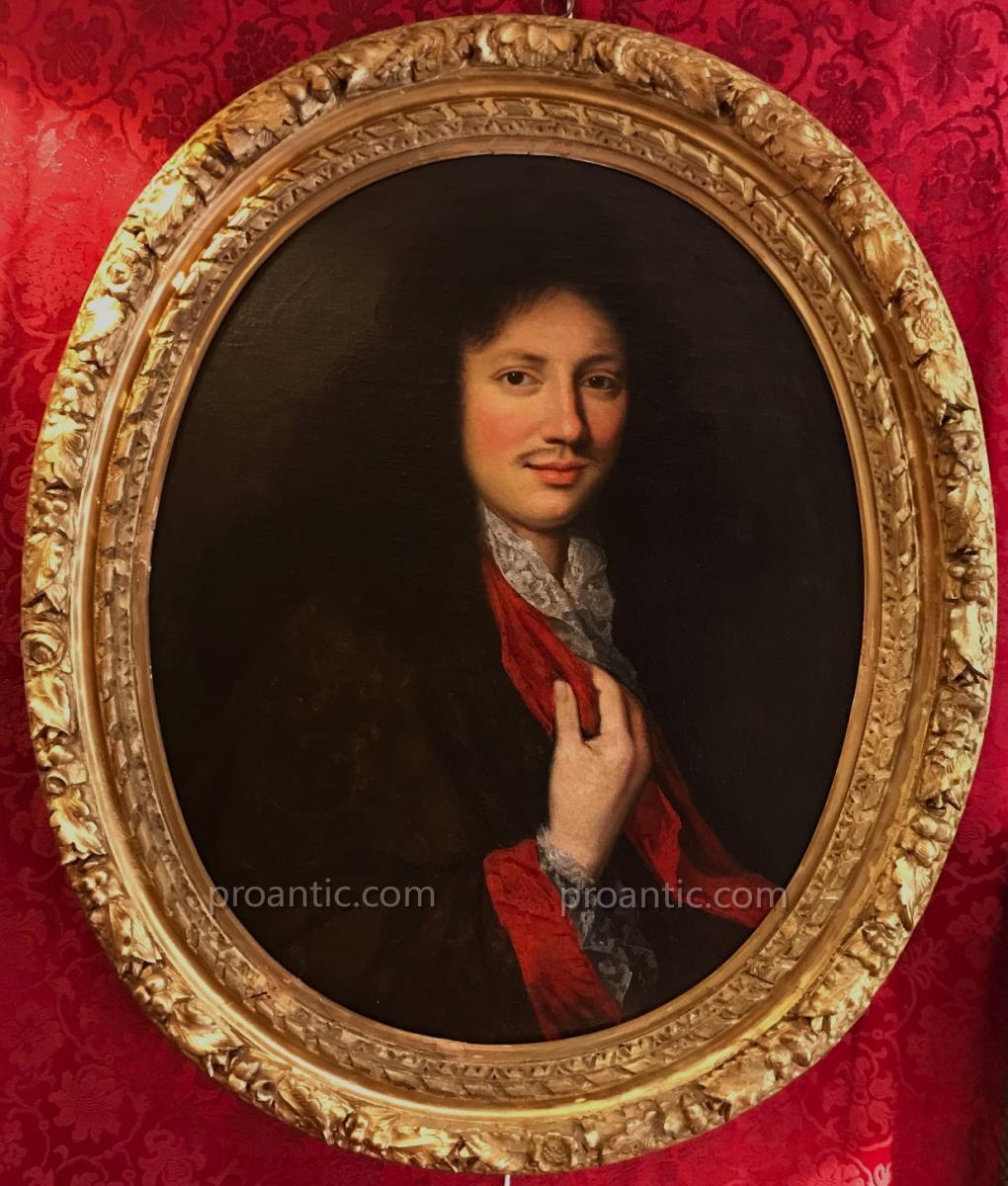 Beautiful Figure Of Louis XIV, End Of The 17th. Hst-photo-2
