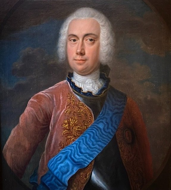 Lord Anglais, Chevalier de la Jarretière, XVIIIe.-photo-2
