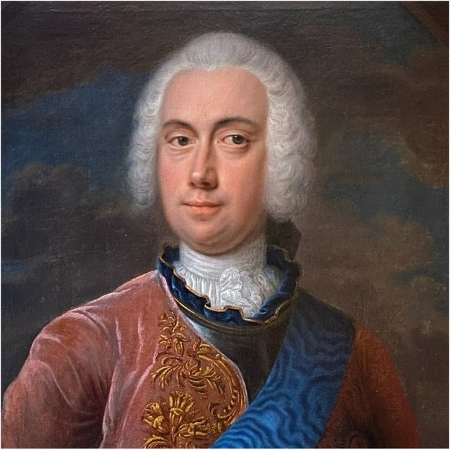 Lord Anglais, Chevalier de la Jarretière, XVIIIe.-photo-1