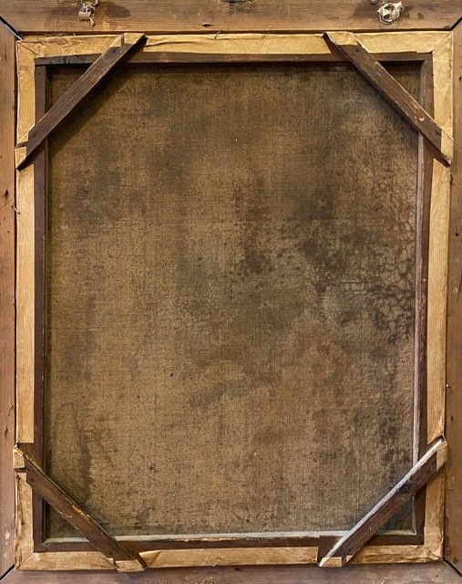 HST   Dame élégante en son intérieur, vers 1765, ( ent. LM Van Loo).-photo-2