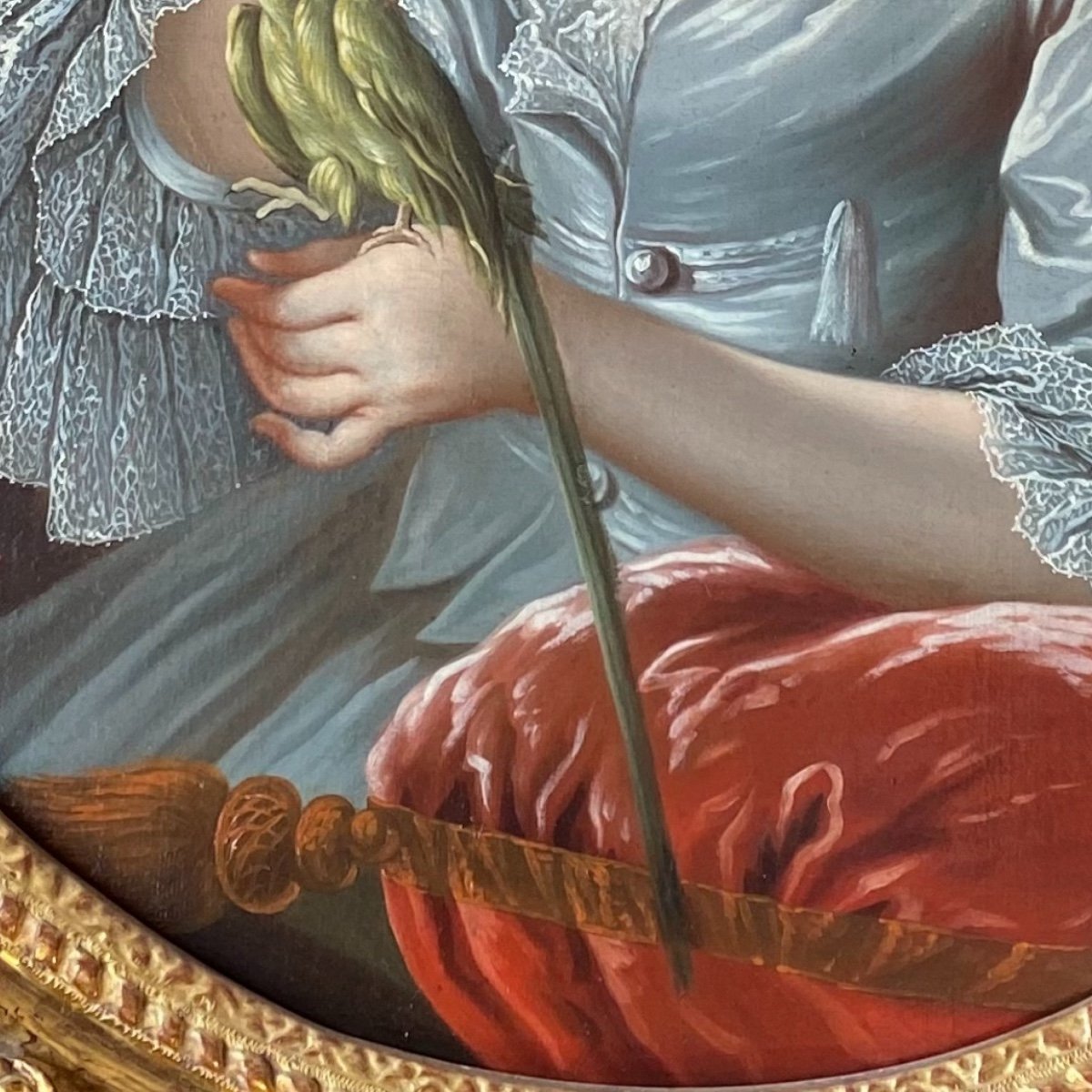 J-a Berthelot De Pléneuf, Marquise De Prie. Vers 1720. Jb Van Loo (atelier)-photo-3