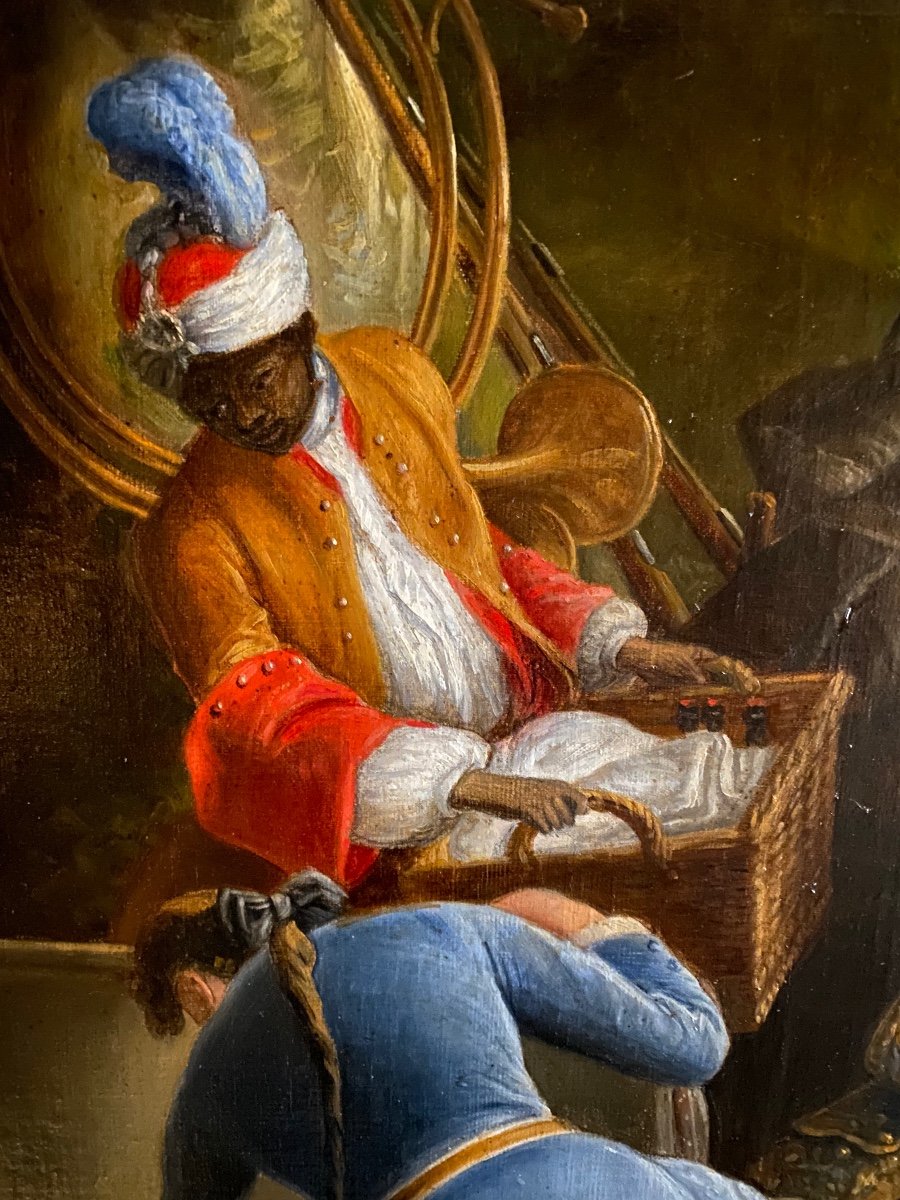 Halte de chasse (1737), Carle Van Loo (suiveur). (131 cm x 103 cm)-photo-3