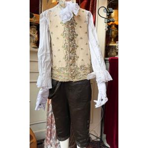 Waistcoat And Breeches, 18th Century, Circa 1780.