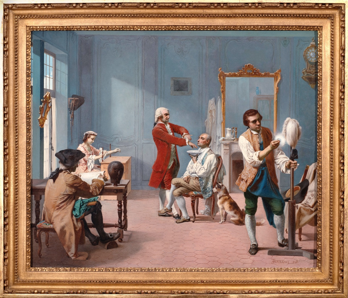 Théodore-pierre-nicolas Maillot - At The Wigmaker's-photo-2