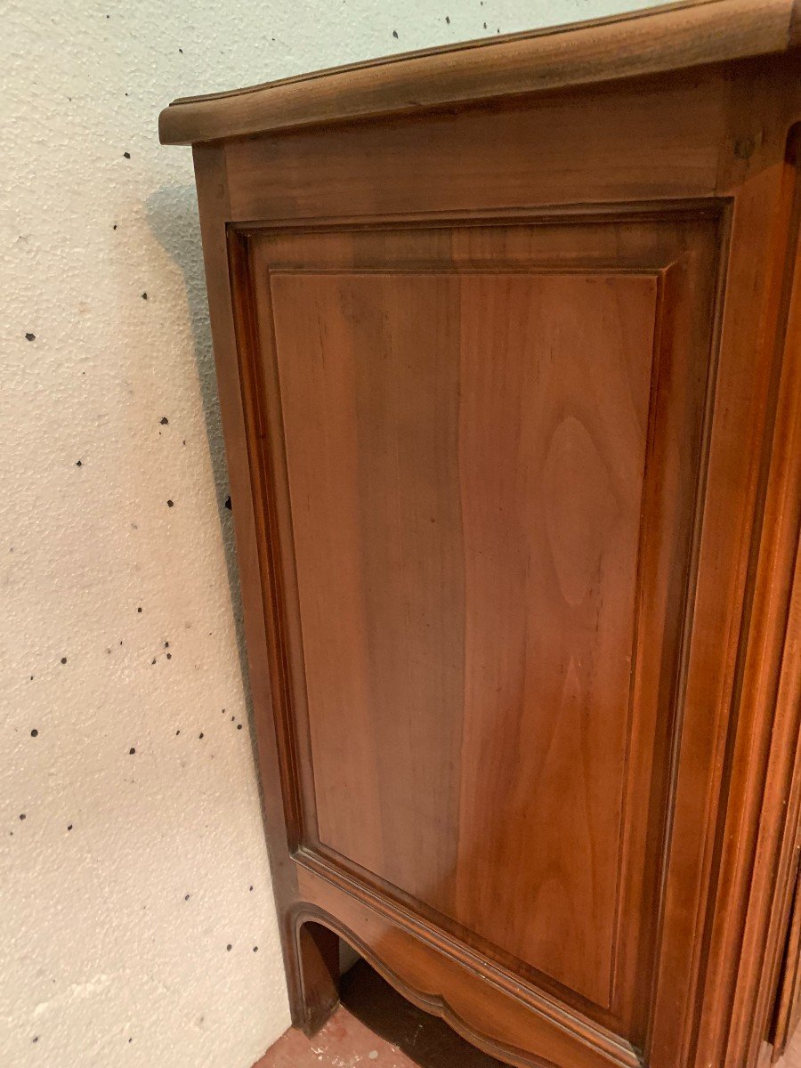 Commode A Façade Galbée De Style Provençal XVIII Siècle-photo-4