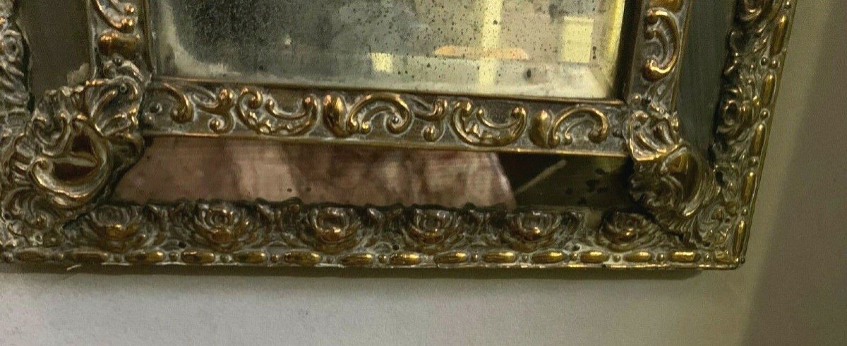 MIROR COPPER BRASS Miroir en laiton Miroir de cuivre 