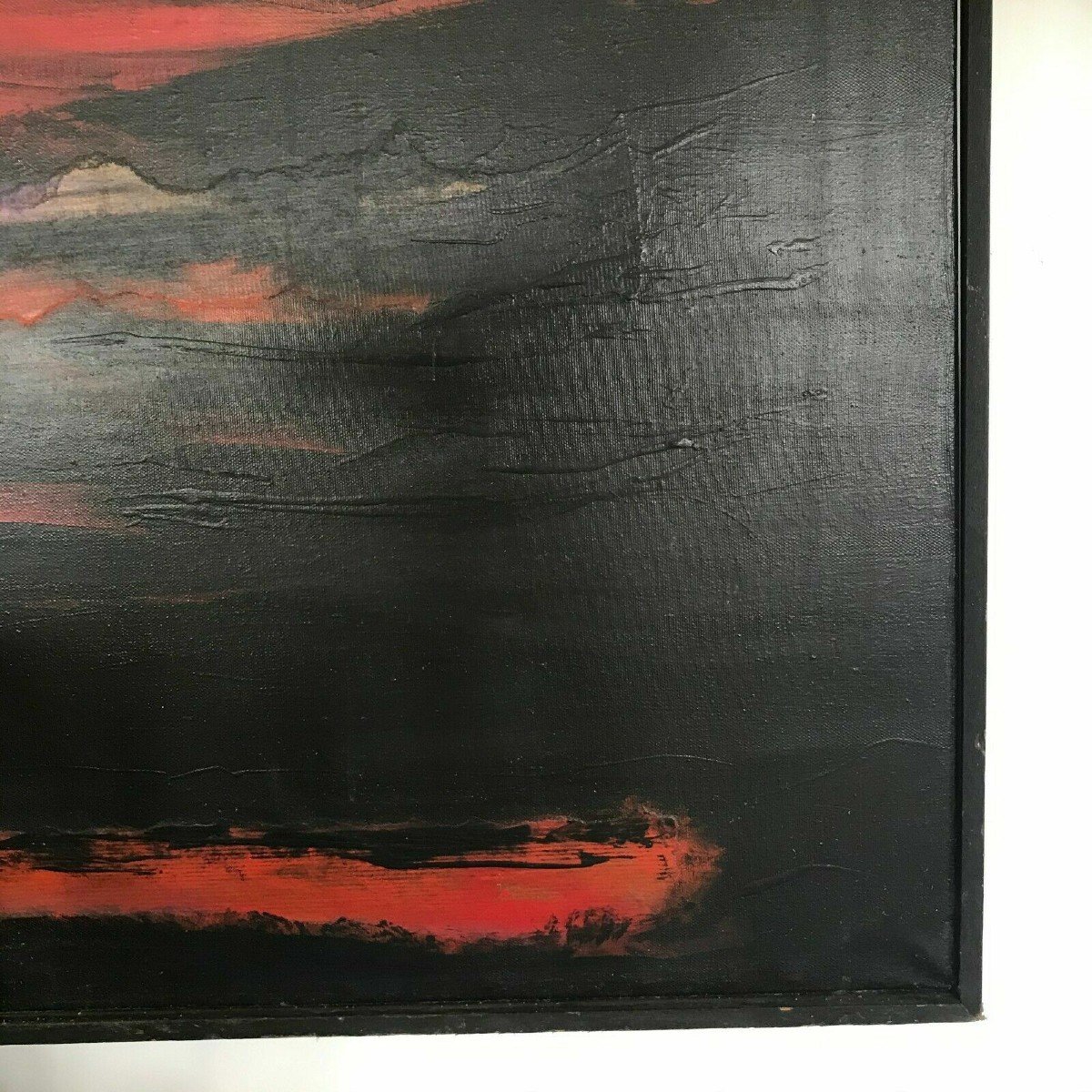 Huile Sur Toile Christian Marie Moreau 1980 St Jean Cap Ferrat XX Siècle-photo-3