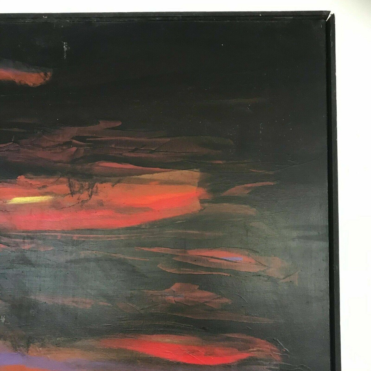 Huile Sur Toile Christian Marie Moreau 1980 St Jean Cap Ferrat XX Siècle-photo-4