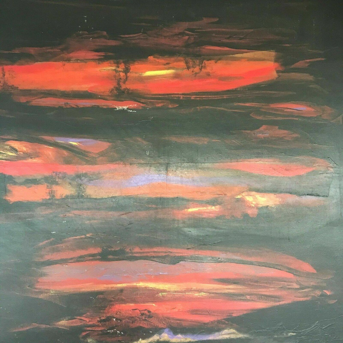 Huile Sur Toile Christian Marie Moreau 1980 St Jean Cap Ferrat XX Siècle-photo-2
