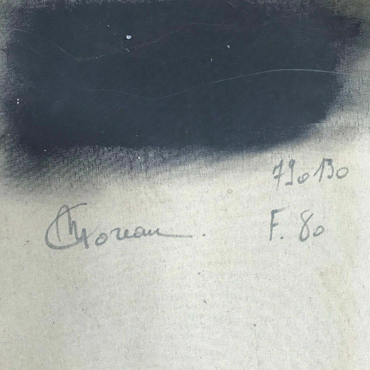 Huile Sur Toile Christian Marie Moreau 1980 St Jean Cap Ferrat XX Siècle-photo-4