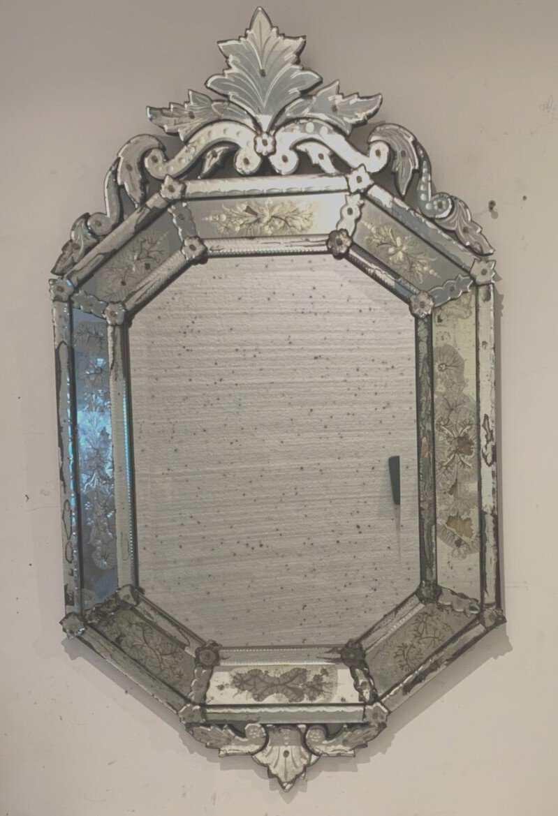 Venetian Mirror A Pare Close XX Century