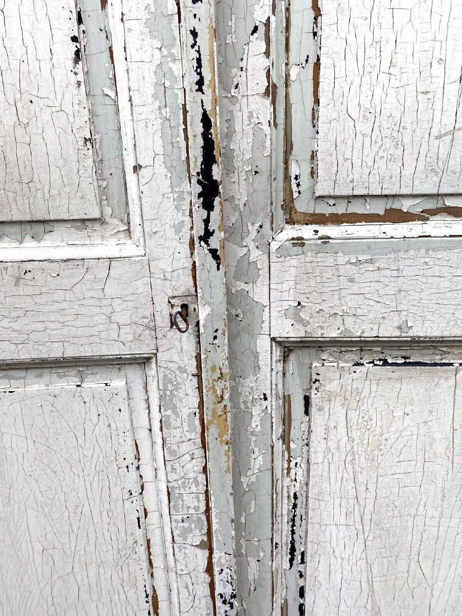 Double Closet Doors In Solid Fir. XX Century.-photo-3