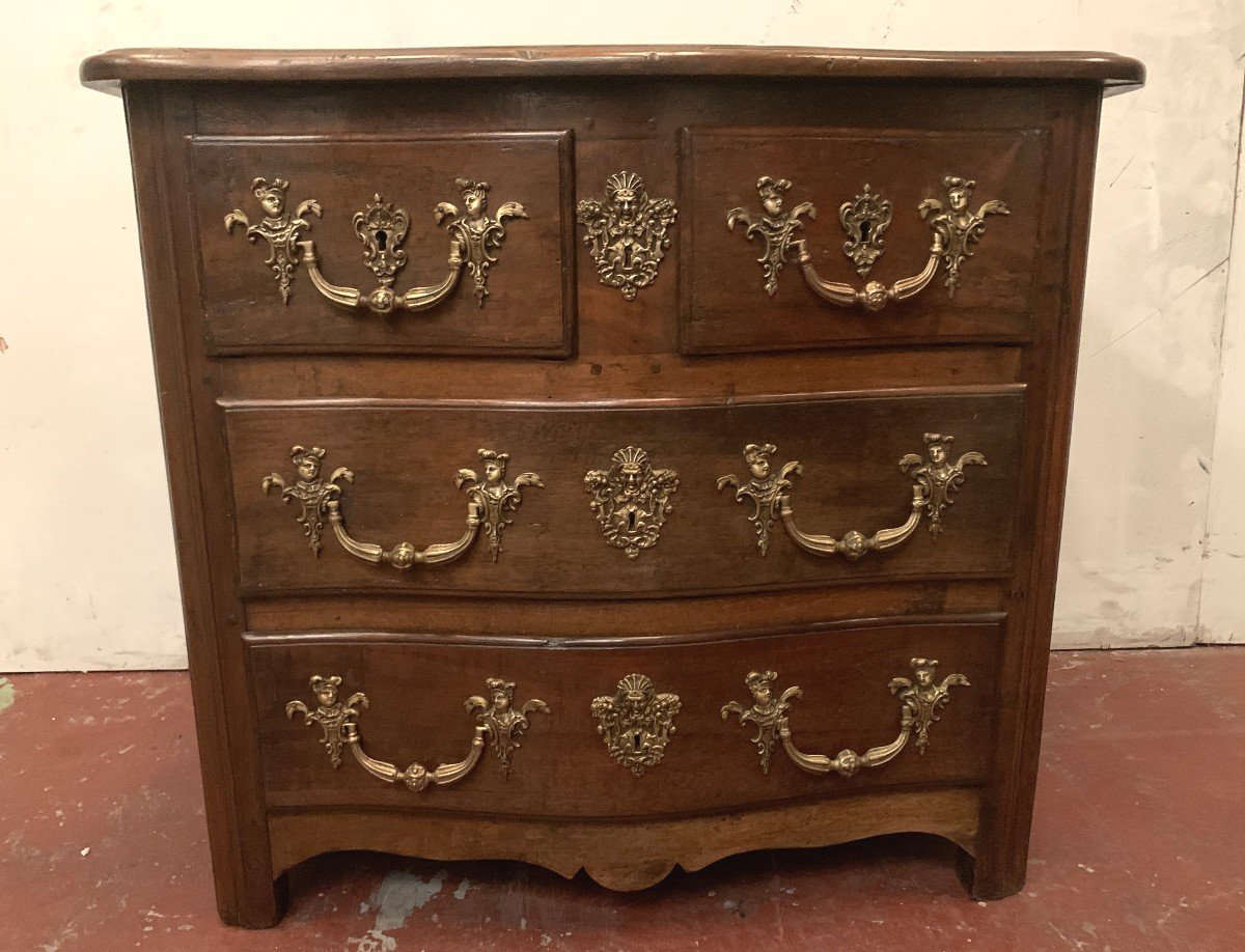Provincial Commode In Solid Walnut XVIII Century
