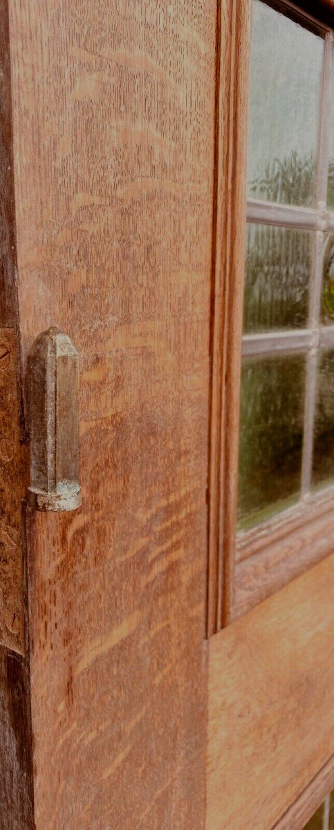 Passage Or Entrance Door In Solid Oak 20th Century-photo-3