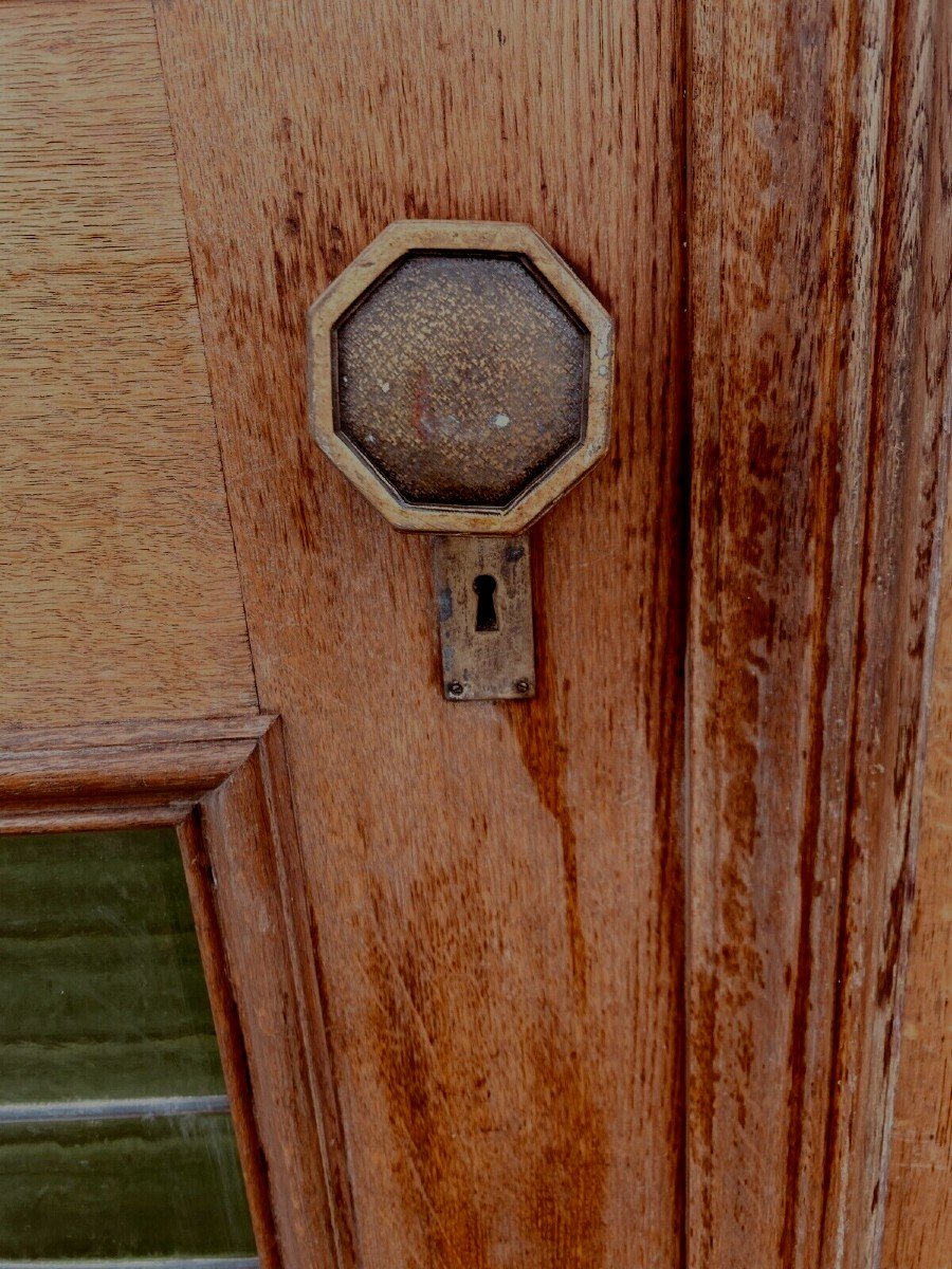 Passage Or Entrance Door In Solid Oak 20th Century-photo-4