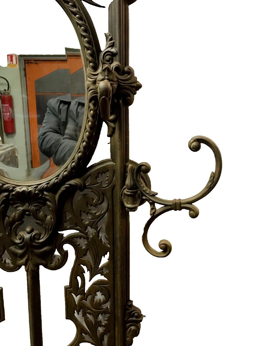 Porte Manteaux Et Parapluies En Fonte De Fer XX Siècle-photo-4