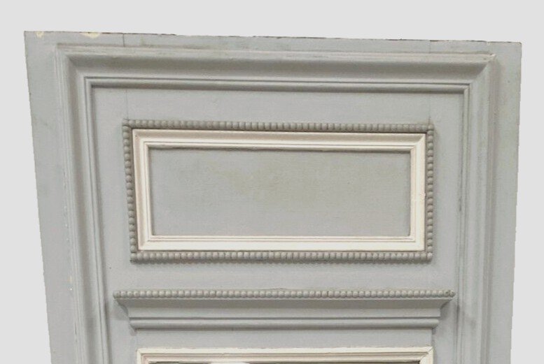 Louis XVI Style Trumeau In Wood And Patinated Stucco 20th Century-photo-4
