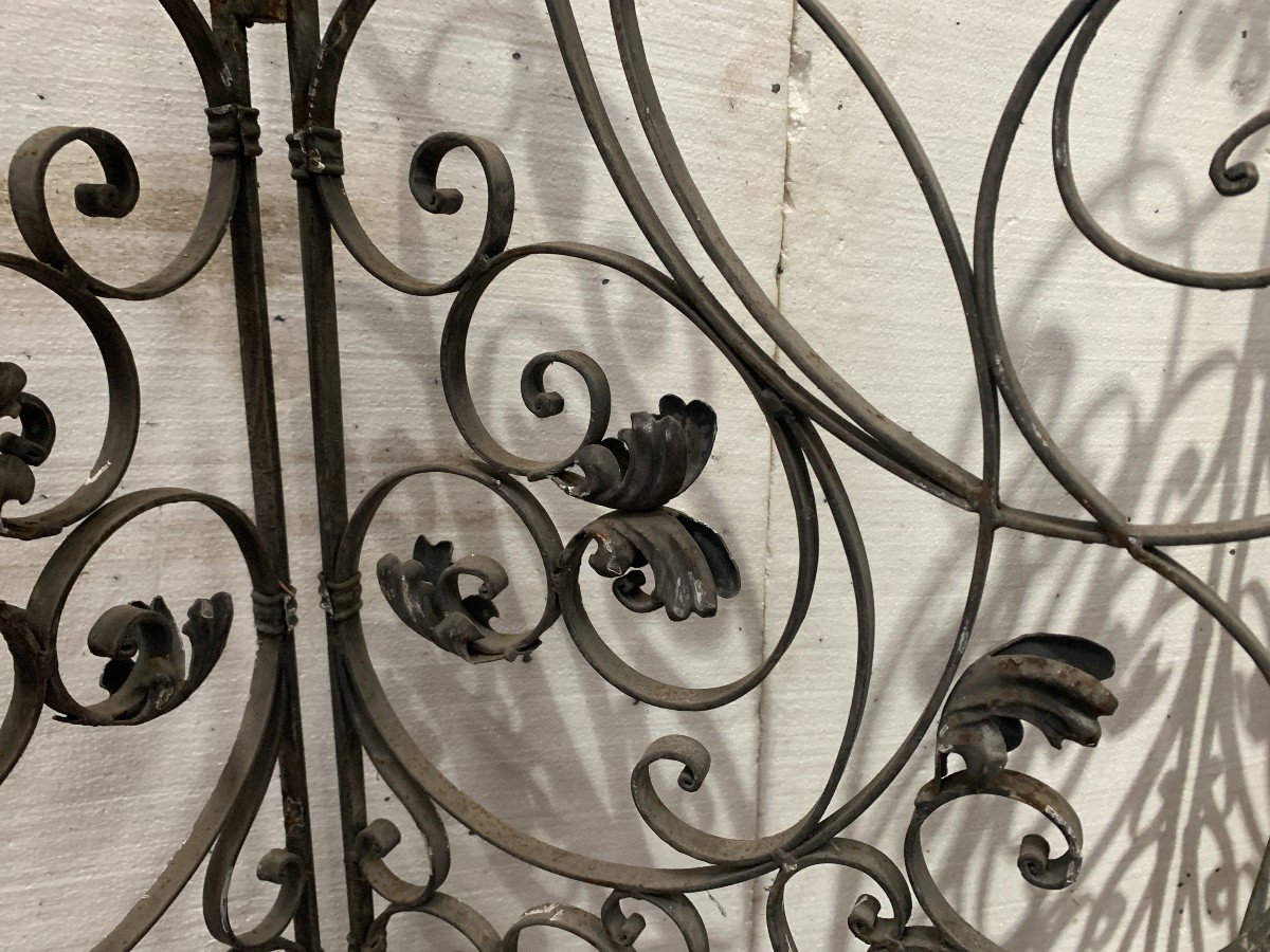 20th Century Wrought Iron Four-leaf Divider-photo-6