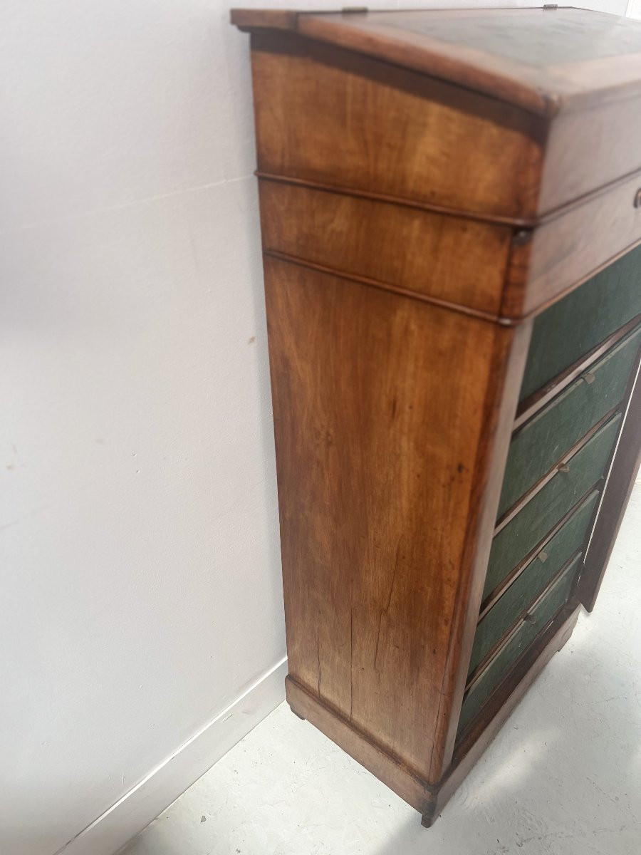 Old 19th Century Notary's Clerk's Desk-photo-2