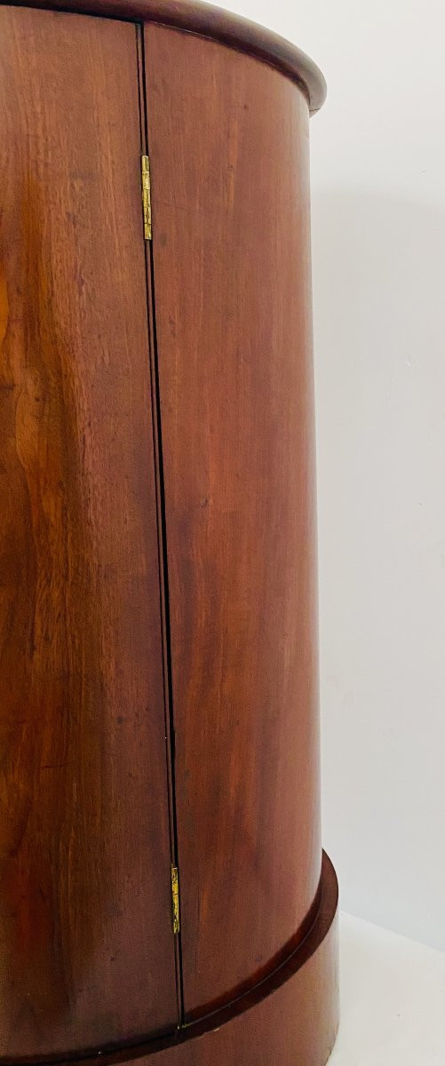 Napoleon III Mahogany And Veneer Bedside Table, 19th Century-photo-3