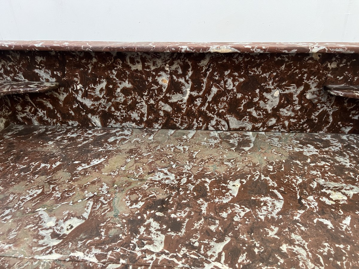 Meuble lavabo en sapin massif XX siècle-photo-7