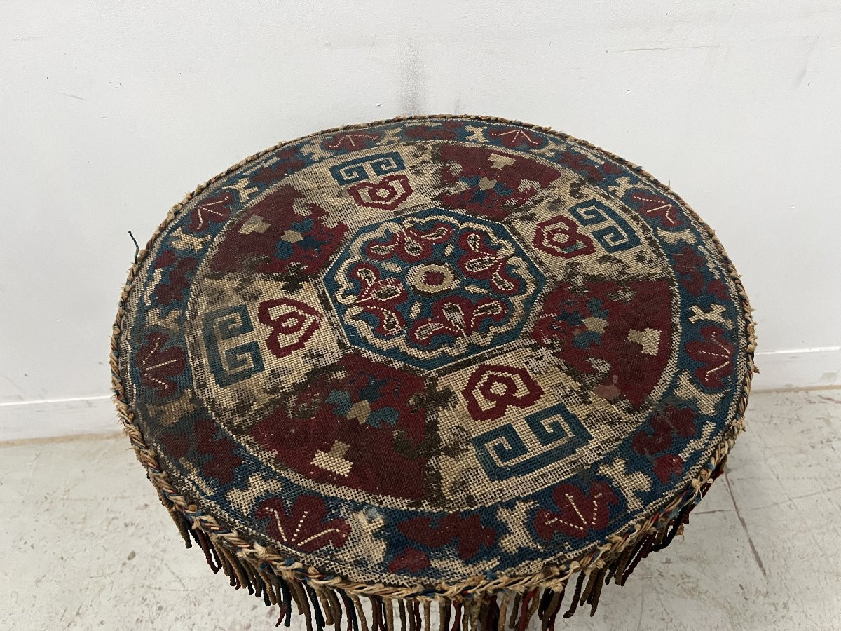 Napoleon III Tilting Side Table In Blackened Wood, 19th Century-photo-5