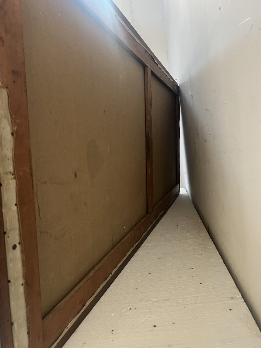 "view Of Aguay Bay" Oil On Canvas By Edmond Astruc, 20th Century-photo-5