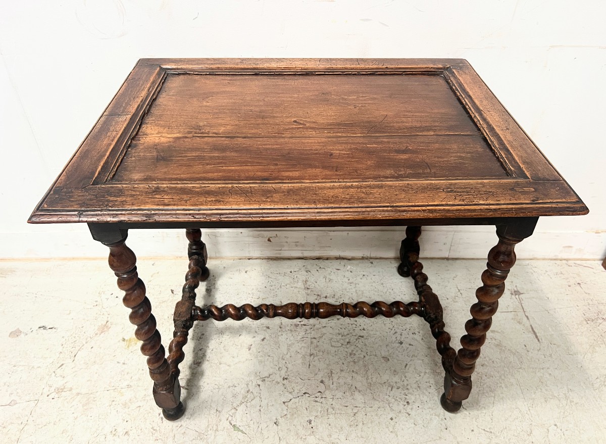 19th Century Solid Walnut Writing Desk